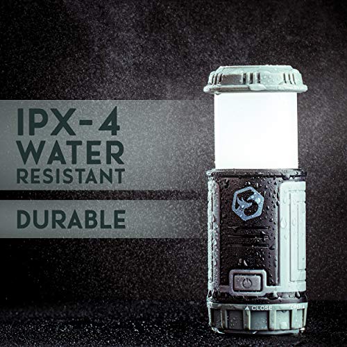 image for Foxelli Camping Lantern - Super Bright, Portable, Battery Powered LED 