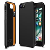 iPhone 7 case, Maxboost SnapPro Heavy Duty Cases [GXD Impact Gel] EXTREME Shock-Absorption Thinnest Hard PC Covers Soft Touch Finish For Apple iPhone 7 2016 & iPhone 6s/6s - Jet Black (Wireless Phone Accessory)