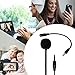 Lavalier Microphone HaoWorks HW55 3.5mm Comfortable Hands Free Clip-on Microphone for Smartphones Voice Amplifier Teaching YouTube and Video Recording
