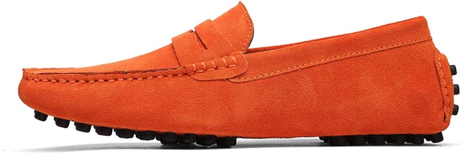 Amazon Fuxiang ドライビングシューズ メンズ デッキシューズ ローファー 本革 ビジネスシューズ 軽量 モカシン シューズ カジュアル 紳士靴 スリッポン 防滑 通気 大きなサイズ Fuxiang ローファー スリッポン