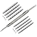 Watch Band Pins Replacement Kit, Heavy Duty Stainless Steel Watch Spring Bars with Watch Strap Remove Tool