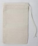 Made in the USA 3x5 Inch (7.5x12.5 Cm) Cotton Muslin Bags 50 Count Pack