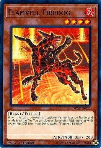 Yu-Gi-Oh! - Flamvell Firedog - SDSB-EN016 - Common - 1st Edition - Structure  Deck: Soulburner in Dubai - UAE | Whizz Singles