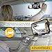 Baby Car Mirror - View Infant in Rear Facing Car Seat - Free Baby-On-Board Sign