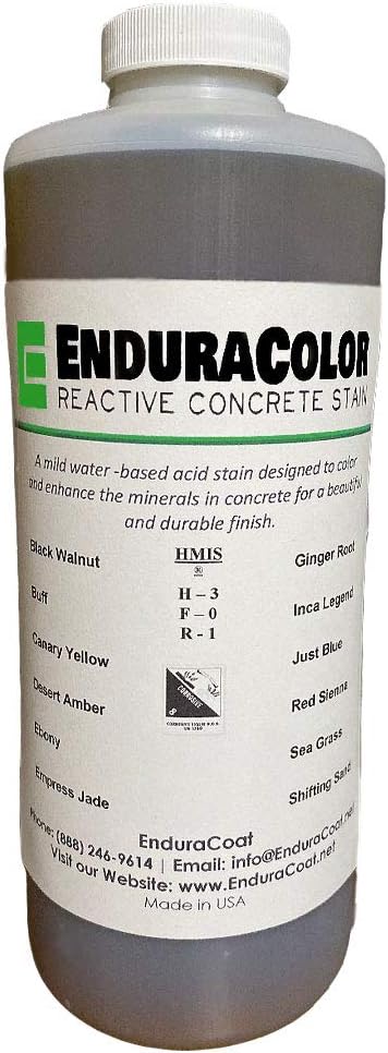 EnduraColor Reactive Concrete Stain- 1 Quart Empress Jade