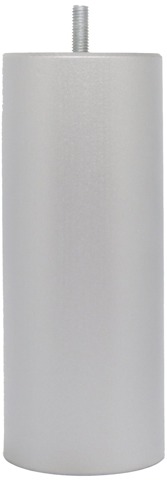 La Fabrique de Pieds – Set of 4 Wooden Bed Legs, Cylinder, Wood, Laqué Alu, 17 x 7 x 7 cm