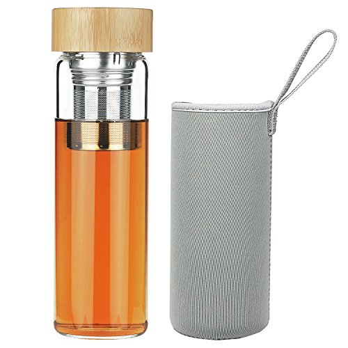 ORIGIN Best BPAFree Fruit and Tea Infuser Borosilicate Glass Water