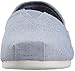 Skechers BOBS Women's Plush - Chambray Ballet Flat, Blue, 10 M US