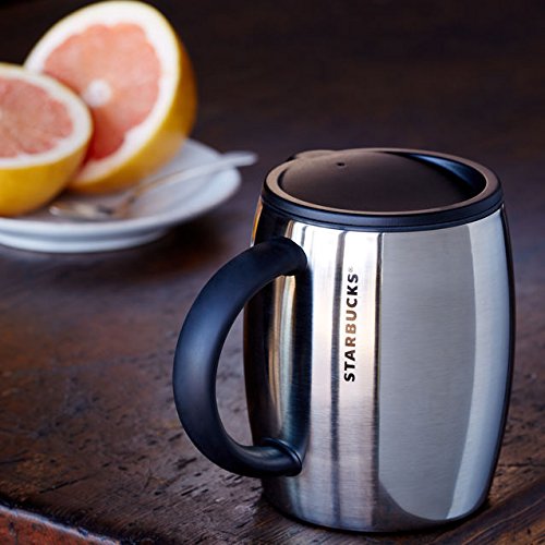 Starbucks Desktop Barrel Mug with Lid, 14 fl oz