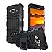 Boonix Case and Screen Protector for Samsung Galaxy J3 / Express Prime / Amp Prime / Galaxy Sol, Ultimate Shock Absorber - Guard Against Impacts and Drops [Shatterproof Screen Protector + Black Case]