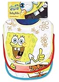 Nickelodeon Spongebob Squarepants Baby Bibs, 3 Pack