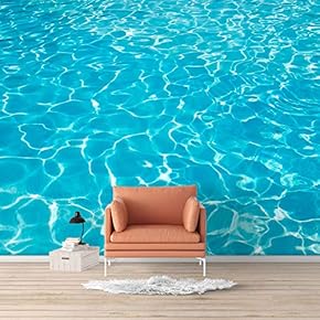 Wall Mural Blue Ocean Deep Sea Removable Self-Adhesive Large Wallpaper - 66x96 inches