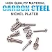 Comdox 360-Pack 12 Sizes Phillips Pan Head Machine Screws Bolts Nuts Lock Flat Washers Assortment Kit, Carbon Steel, M3 M4 M5