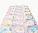 EXIJA Unicorn Party Supplies Set, 16 9inch Dinner Plates+16 7inch Dessert Plates+16 Napkins, Unicorn Plates and Napkins for Birthday Girls Party Favors,Serves 16
