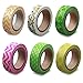 LolliZ® Washi Tape – Spring Garden Set with Six Rolls of Fun and Festive Colors