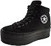 Maxstar Women's C50 Padded Lining Hidden Heel Platform Canvas Sneakers