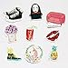 50PCS Super Cool Cute Pink Girl Stickers for Laptop Computers, Phone Cases and Bullet Journals (Pink Girl)