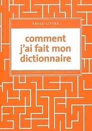 Comment j'ai fait mon dictionnaire