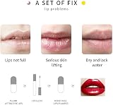 Beliky Girl 2 Pcs Natural Lip Plumper Gloss Day Night Moisturizing Fuller Lips view 8
