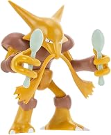 Pokémon Alakazam Battle Feature Figure 4.5-Inch Battle Ready with Psychic Blast view 2