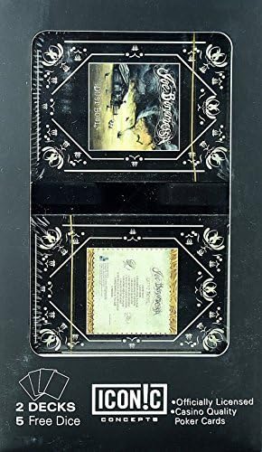 Iconic Concepts Joe Bonamassa Dust Bowl Playing Cards + 5 FREE DICE by Joe Bonamassa