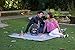 Picnic Basket for 2 Beautiful Insulated Tote Bag Kit Insulated Lunch Tote for Women & Men Picnic Backpack Camping Tableware Set and Waterproof Blanket | Aluminum Frame and Handle | Collapsible Cooler