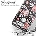 Miss Arts Compatible for LG V30 Case Shockproof, Slim Anti-Scratch Protective Kit with [Drop Protection] Heavy Duty Dual Layer Hybrid Cover Case for LG V30 Plus / V30S V35 ThinQ 2017 -Flower