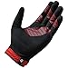 TaylorMade Golf RAIN CONTROL GLOVE (BLACK/RED, MEDIUM), BLACK/RED(MEDIUM, PAIR)