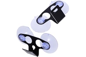 OSOLADY 2pcs Car Radar Mount Bracket with Plastic Suction Cup, Dashboard Windshield Mount Holder