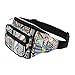 Kayhoma Boho Fanny Pack Geometric Shape Festival Bum Bags Travel Hiking Belt Purse