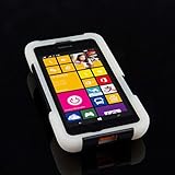 Nokia Lumia 530 Case, MPERO IMPACT X Series Dual Layered Tough Durable Shock Absorbing Silicone Polycarbonate Hybrid Kickstand Case for Lumia 530 [Perfect Fit & Precise Port Cut Outs] - Glow in the Dark Green