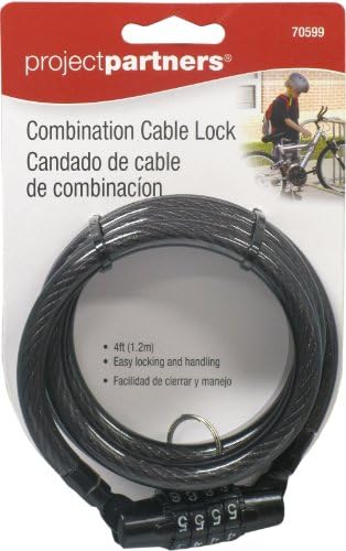 Project Partner 70599 Combination Cable Lock
