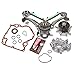 Evergreen TKTCS5047LWOP 03-08 Dodge Jeep Mitsubishi 4.7 SOHC 16V VIN J, N, P Timing Chain Kit Timing Cover Gaskets Oil Pump GMB Water Pump