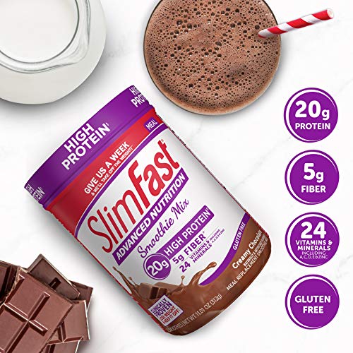 SlimFast Advanced Nutrition High Protein Meal Replacement Smoothie Mix