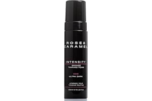 Rose & Caramel Intensity Ultra Dark Bronzed Self-Tanning Mousse – Deep Bronze, Sunless Tanner, Hydrating & Long-Lasting, Streak-Free, 200ml