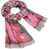 Vera Bradley Women's Soft Fringe Scarf Cheery Blossoms Scarf One Size