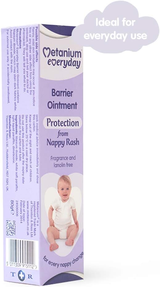 Metanium Everyday Barrier Ointment, Protection From Irritants, for Everyday Nappy Change Fragrance Free, Lanolin Free 40 g - Image 3