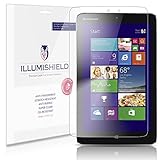 iLLumiShield - Lenovo Miix2 8" Screen Protector Japanese Ultra Clear HD Film with Anti-Bubble and Anti-Fingerprint - High Quality (Invisible) LCD Shield - Lifetime Replacement Warranty - [2-Pack] OEM / Retail Packaging