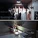 Motion Sensor Light, Pretid Motion Sensing Light Battery Operated LED Bedside Wall Light Anywhere (1, White 1)