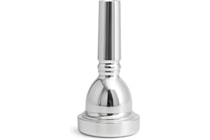 LIEBEWH Trombone Mouthpiece Silver Plated Large Shank Tenor Mouth Piece 12.7mm Trombone Instrument Accessories