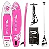 Aukai aufblasbares SUP Surfboard – Robustes Stand Up Paddle Board – Surfboard Komplett-Set – Hochwertiges Surfbrett mit…