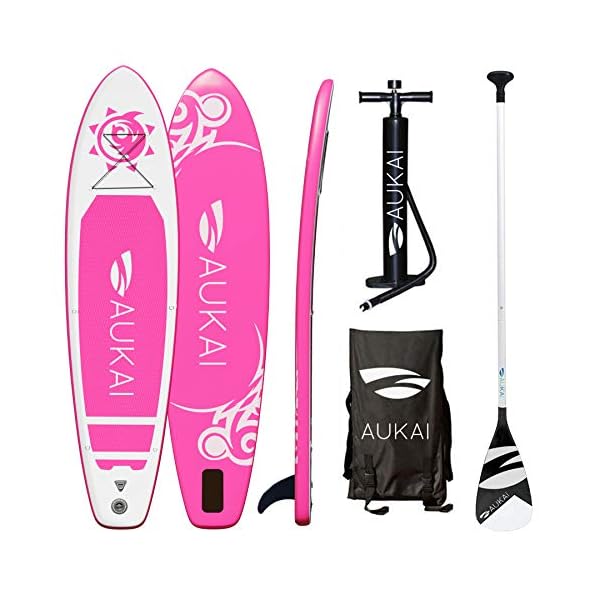 Aukai SUP Surfboard 320cm Tribal Stand Up Paddle Board aufblasbar