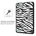 Fire 7 2015 Case, Pandawell Hybrid Heavy Duty Rugged Shockproof Cover for Amazon Fire (5th Generation - 2015 release) 7.0 Inch Tablet - Zebra Strip
