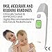 Baby Thermometer - Forehead and Ear Thermometer for Fever by DrKea - Accurate Dual Mode Professional Medical Body Fever Thermometers for Baby, Kid and Adult | Clinical Thermometer
