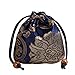 2500 Silk Brocade Pouch Jewelry Travel Drawstring Coin Purse Bag H4
