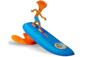 Surfer Dudes Classics Wave Powered Mini-Surfer and Surfboard Toy - Hanalei Harry