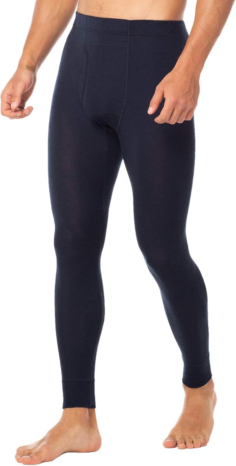LAPASA Men's 100% Merino Wool Thermal Underwear Pants Long John Leggings Base Layer Bottom M30 at  Men’s Clothing store