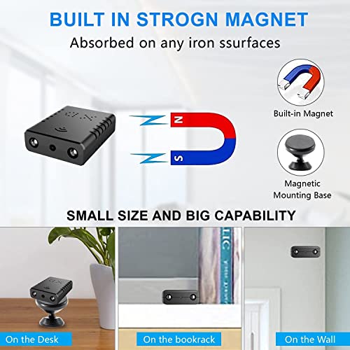 Rettru XDWiFi Mini Security Camera Smallest IP Camera WiFi HD 1080P