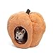 PAWZ Road Halloween Cozy Cat Bed, Puppy Hut Kitty Cave Pumpkin-Shaped Kennel, Non-Slip and Durable for Cats and Small Dogs
