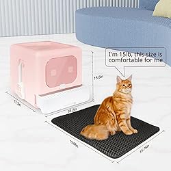 MARSDOCK Cat Litter Box, Fully Enclosed, Odor